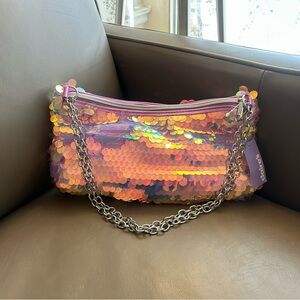 Shimmering Sequin Shoulder Bag